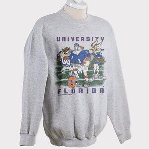 90s University of Florida Shirt Florida Gators Looney Tunes Football Sweatshirt